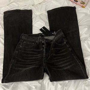 black flare jeans fashion nova